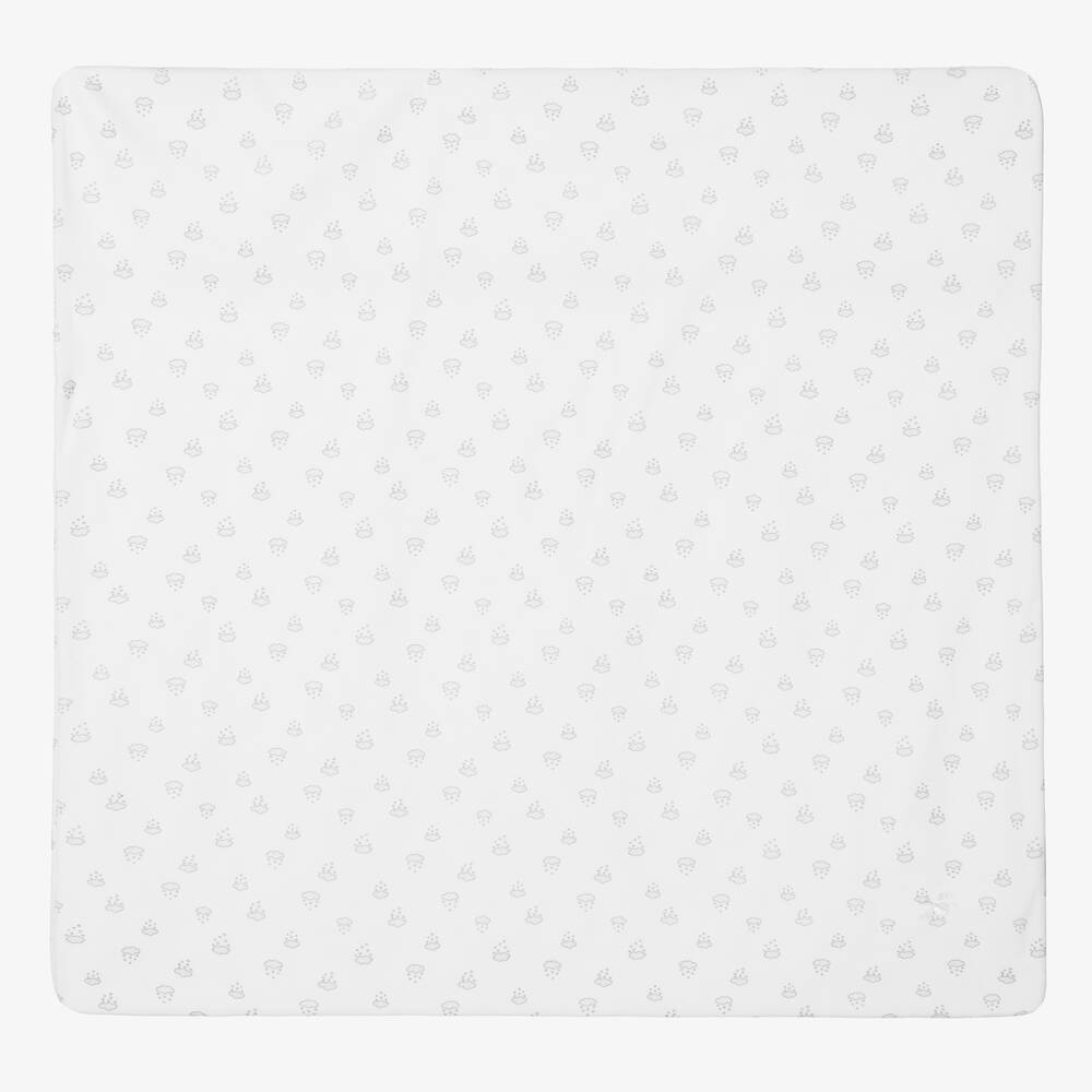 Babidu - White Velour Blanket (84cm) | Childrensalon