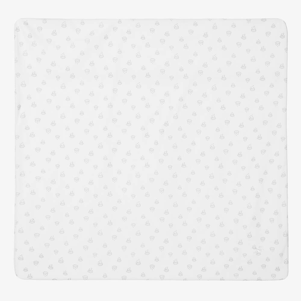 Babidu - Couverture velours blanc 84cm | Childrensalon