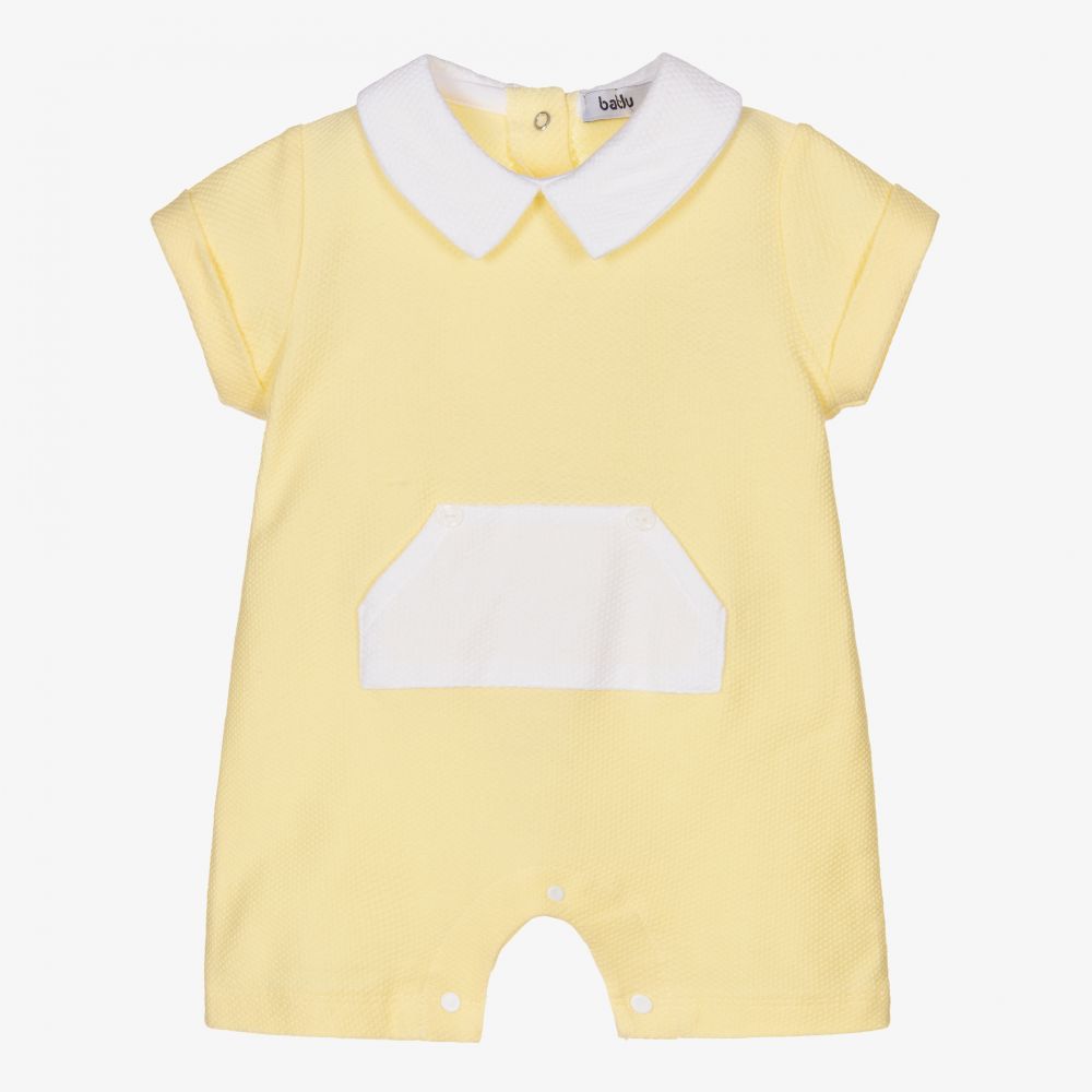 Babidu - Желтый хлопковый песочник для малышей | Childrensalon