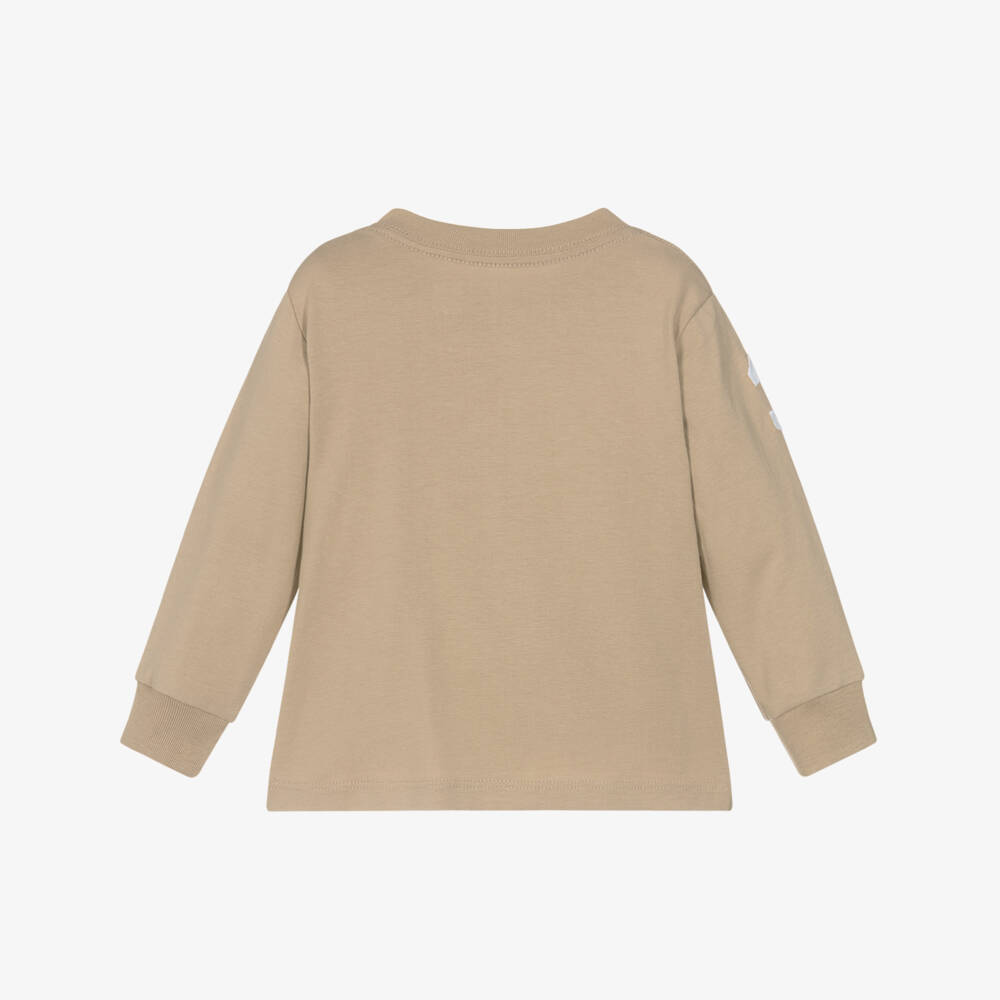Ralph Lauren-Baby Boys Beige Cotton Big Pony Top | Childrensalon Outlet