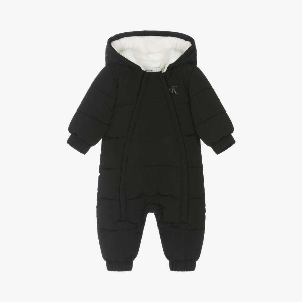 Calvin Klein-Зимний черный комбинезон для мальчиков | Childrensalon Outlet
