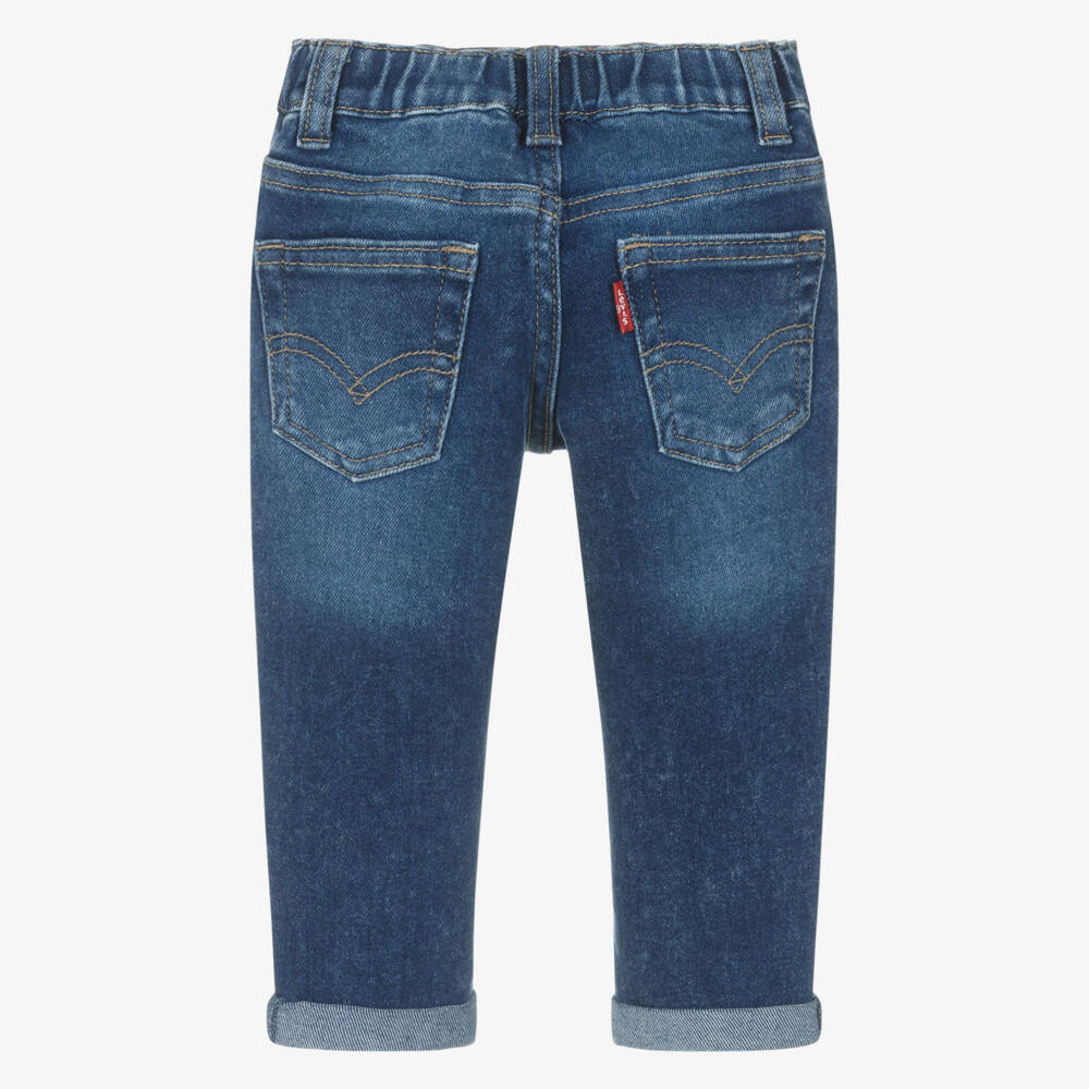 Levi's-Baby Boys Blue Denim Loose Taper Jeans | Childrensalon Outlet