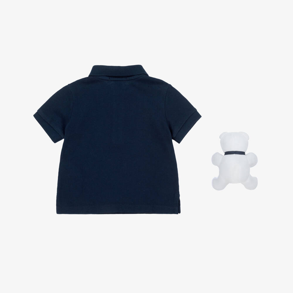 Ralph Lauren-Baby Boys Blue Polo Shirt | Childrensalon Outlet