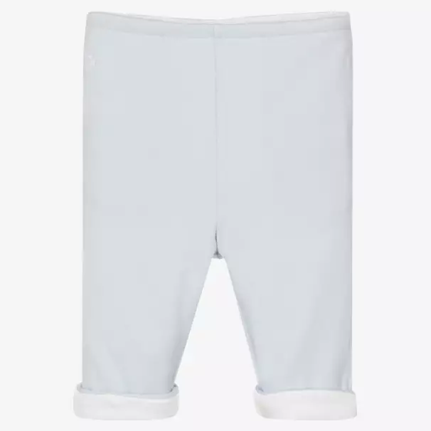 Ralph Lauren-Baby Boys Blue & White Reversible Cotton Trousers | Childrensalon Outlet