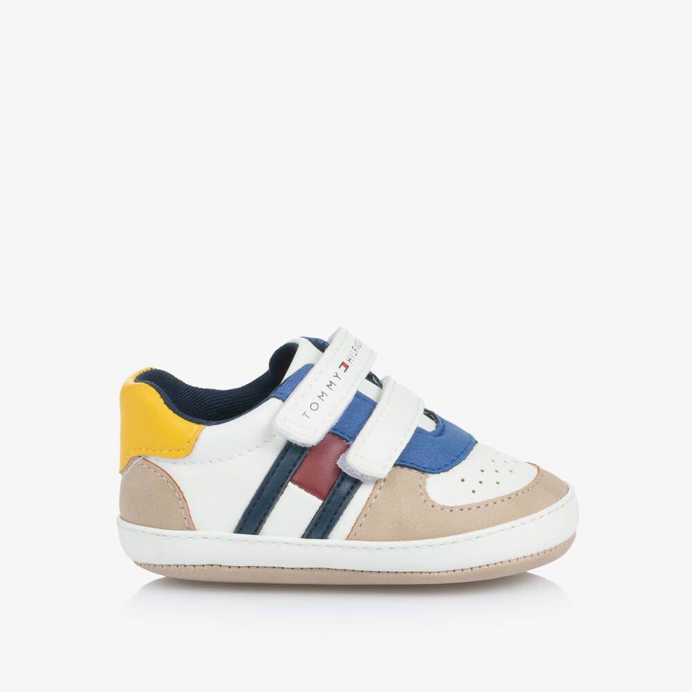 Tommy Hilfiger-Baby Boys Colourblock Pre-Walker Trainers | Childrensalon Outlet