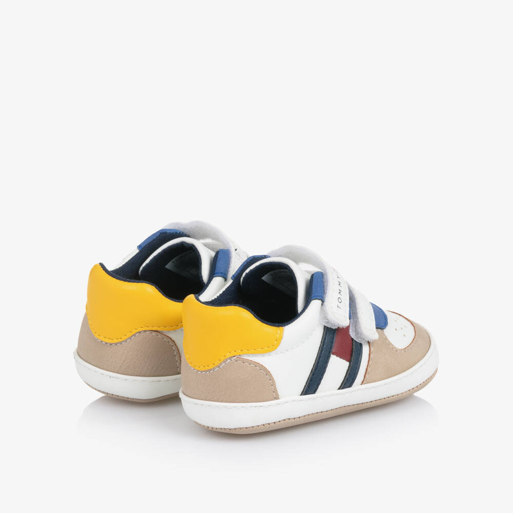 Tommy Hilfiger-Baby Boys Colourblock Pre-Walker Trainers | Childrensalon Outlet