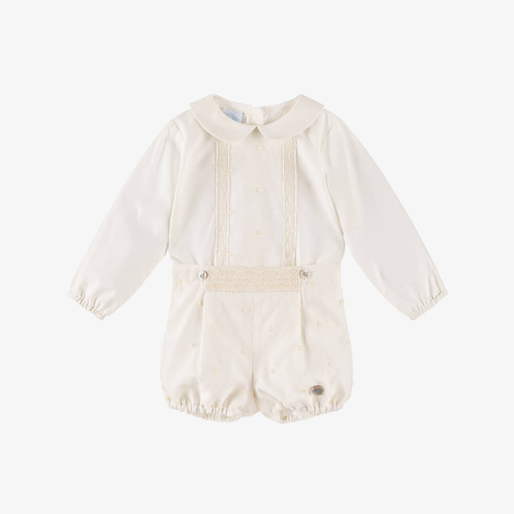 Artesanía Granlei-طقم دانتيل عاجي للأولاد | Childrensalon Outlet