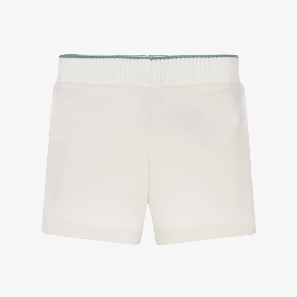 Ralph Lauren-Baby Boys Ivory Cotton Jersey Polo Bear Shorts | Childrensalon Outlet