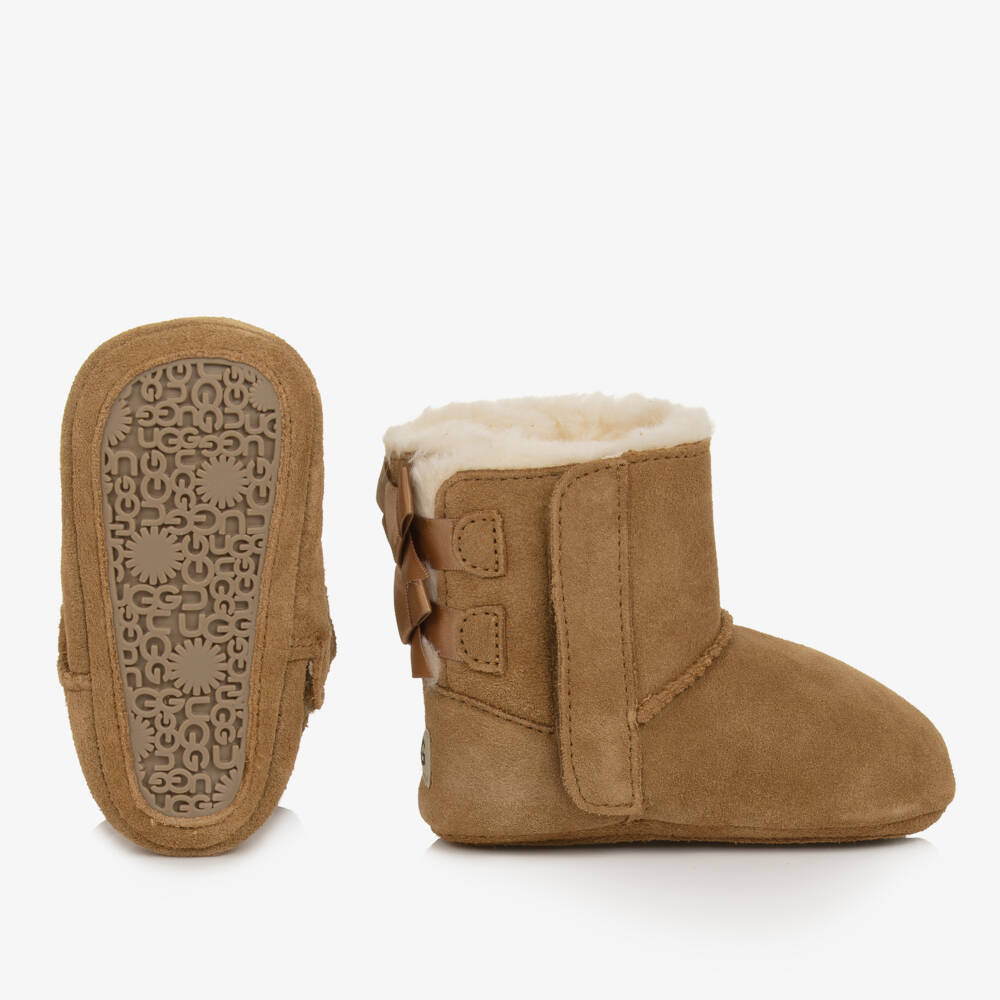 UGG-Baby Brown Suede Pre-Walker Boots | Childrensalon Outlet