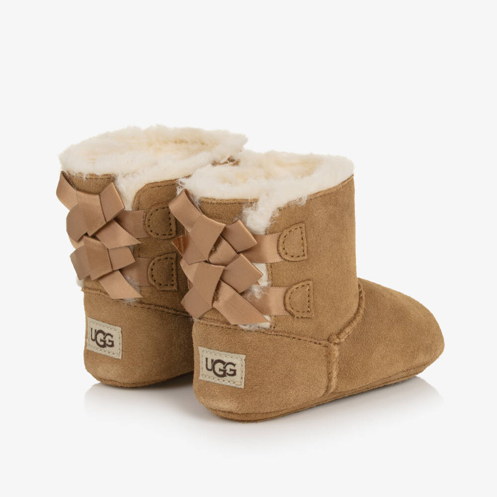 UGG-Baby Brown Suede Pre-Walker Boots | Childrensalon Outlet