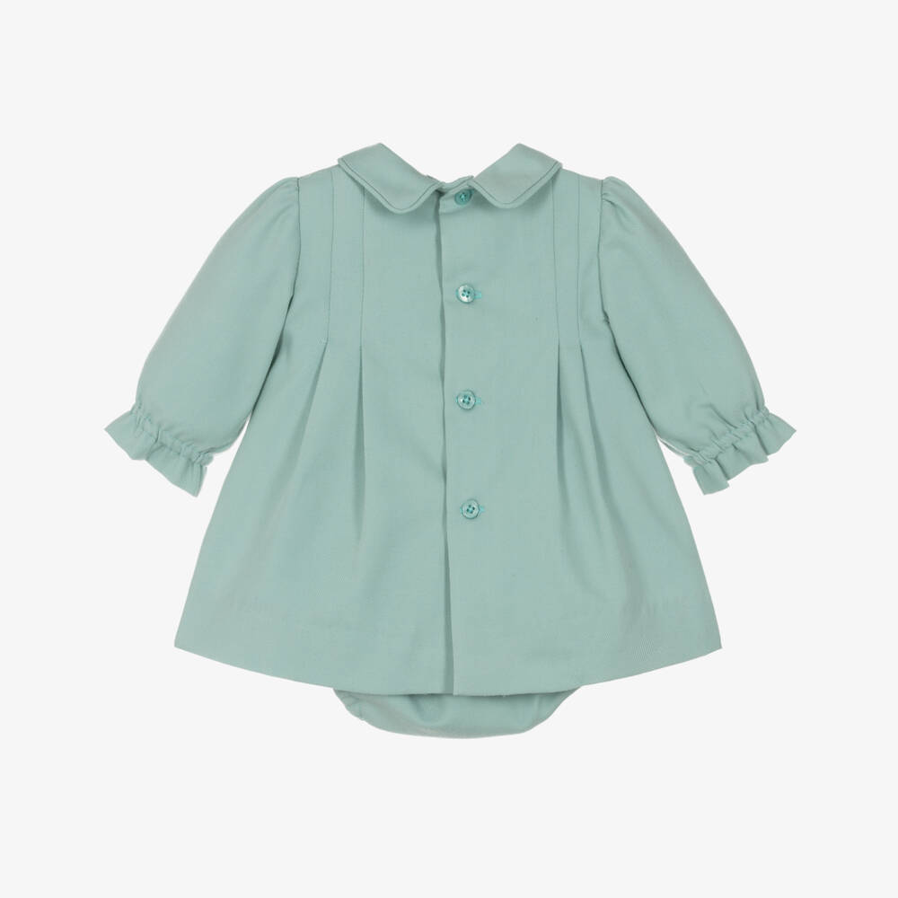 Miranda-Платье с нагрудником мятного цвета для девочек | Childrensalon Outlet