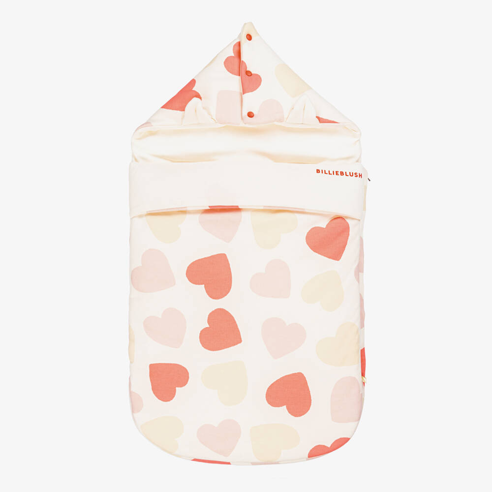 Billieblush-Кремовое хлопковое гнездышко с сердцем для девочек | Childrensalon Outlet