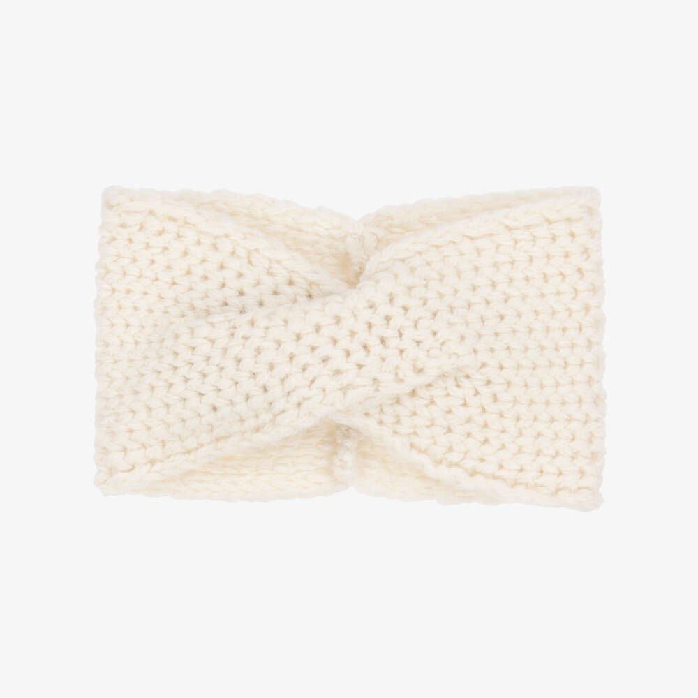 1 + in the family-Baby Girls Knitted Headband with Merino Wool | Childrensalon Outlet
