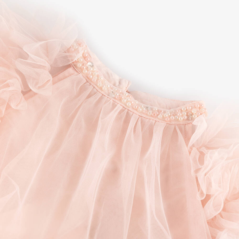 Tutu du Monde-Baby Girls Light Pink Tulle Ruffle Dress | Childrensalon Outlet