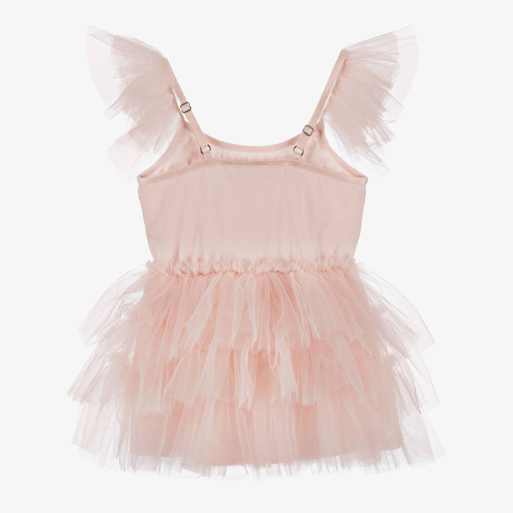 Tutu du Monde-Платье из мягкого розового тюля с пайетками для девочек | Childrensalon Outlet
