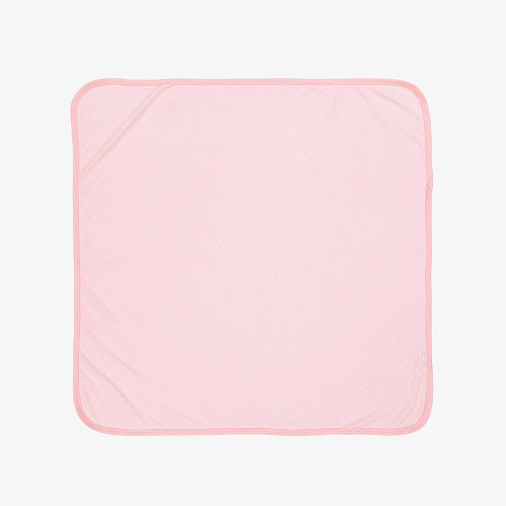 Little Me-Baby Girls Pink Floral & Polka Dot Swaddle Blankets (2 Pack) | Childrensalon Outlet