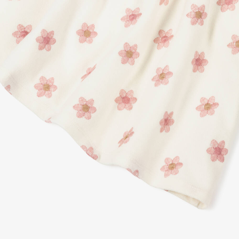 Mayoral Newborn-Baby Girls Pink & Ivory Layered-Look Dress | Childrensalon Outlet