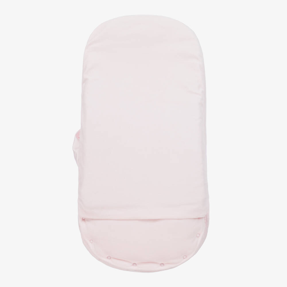 Sofija-Baby Girls Pink Velour Nest (69cm) | Childrensalon Outlet