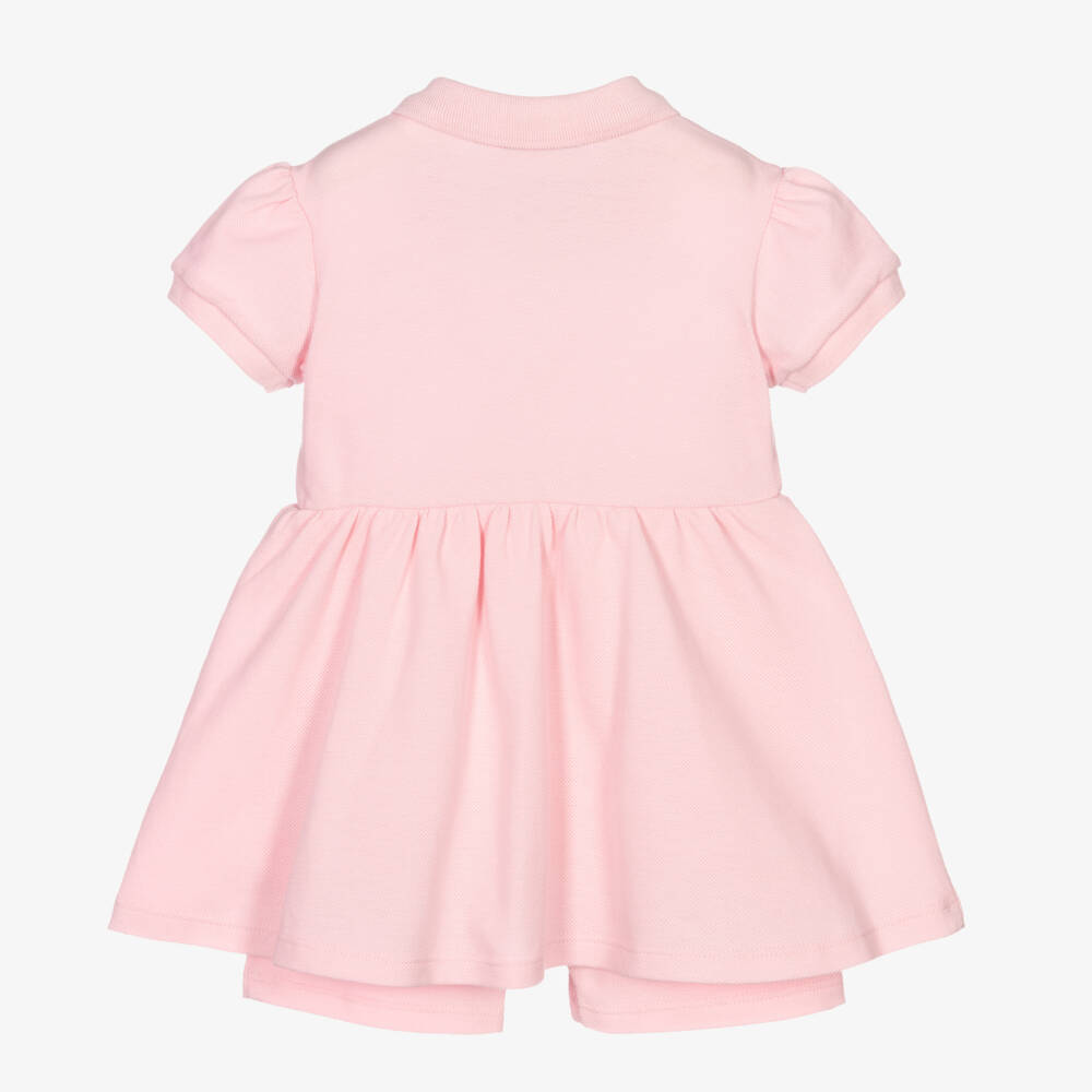 Versace-Baby Pink Medusa Polo Dress | Childrensalon Outlet