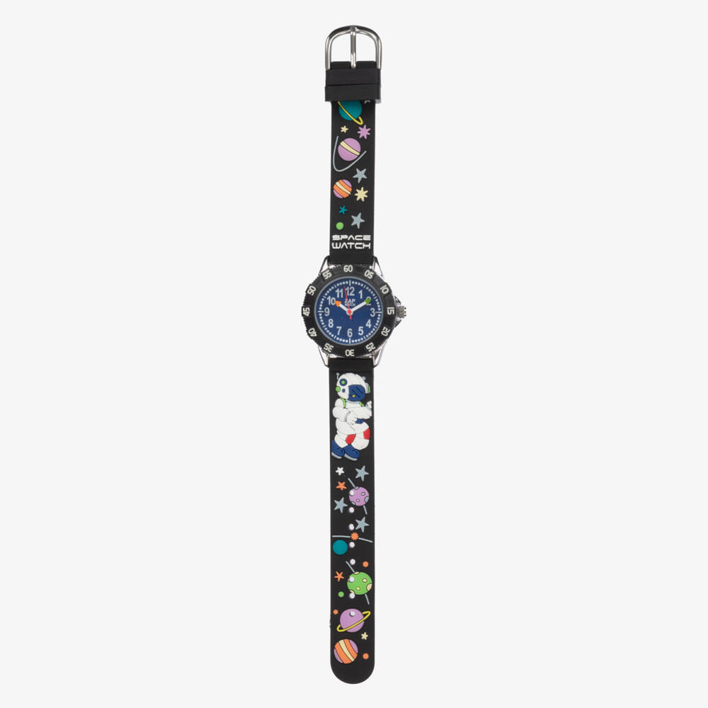 Baby Watch, Paris-Boys Black Space Watch | Childrensalon Outlet