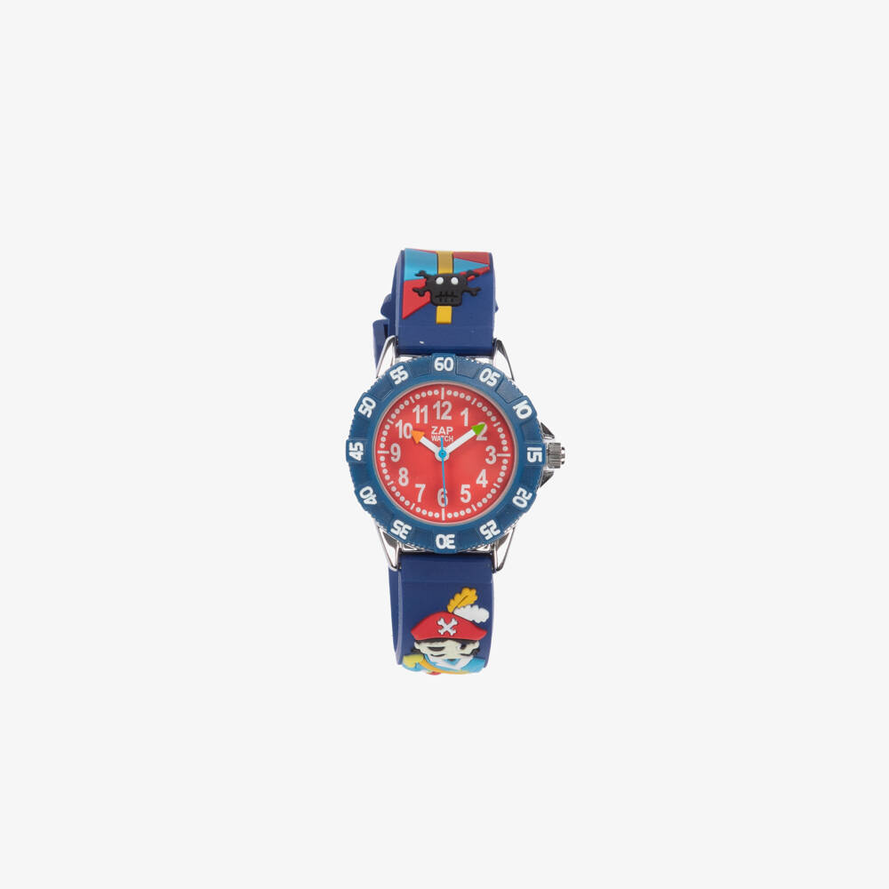 Baby Watch, Paris-Boys Blue Pirate Watch  | Childrensalon Outlet