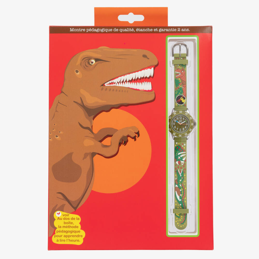 Baby Watch, Paris-Boys Green Dinosaur Watch | Childrensalon Outlet