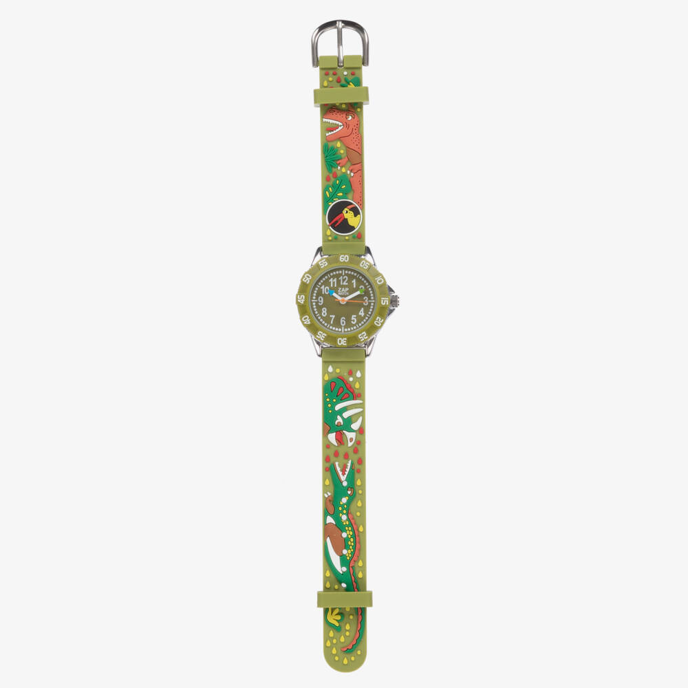 Baby Watch, Paris-Boys Green Dinosaur Watch | Childrensalon Outlet