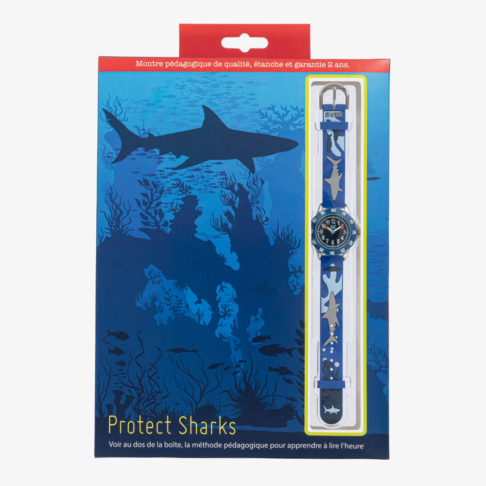 Baby Watch, Paris-Boys Royal Blue Shark Watch | Childrensalon Outlet