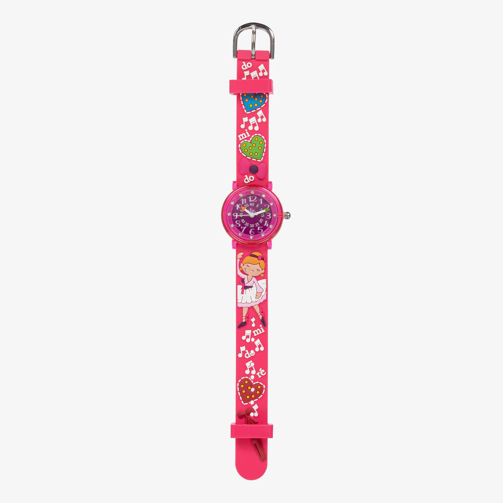 Baby Watch, Paris-Girls Pink Ballerina Watch  | Childrensalon Outlet