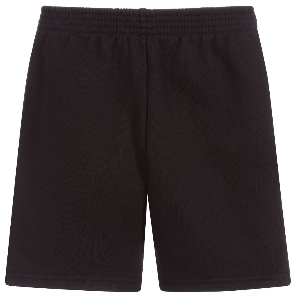 Balenciaga - Black Cotton Logo Shorts | Childrensalon Outlet