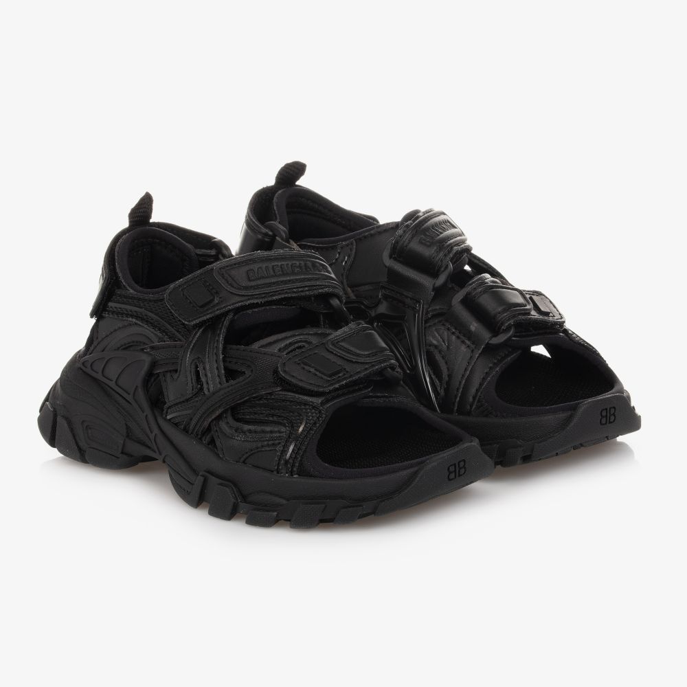 Balenciaga - Schwarze Track Sandalen | Childrensalon