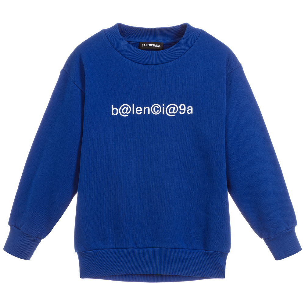 Balenciaga sweatshirt navy cheap