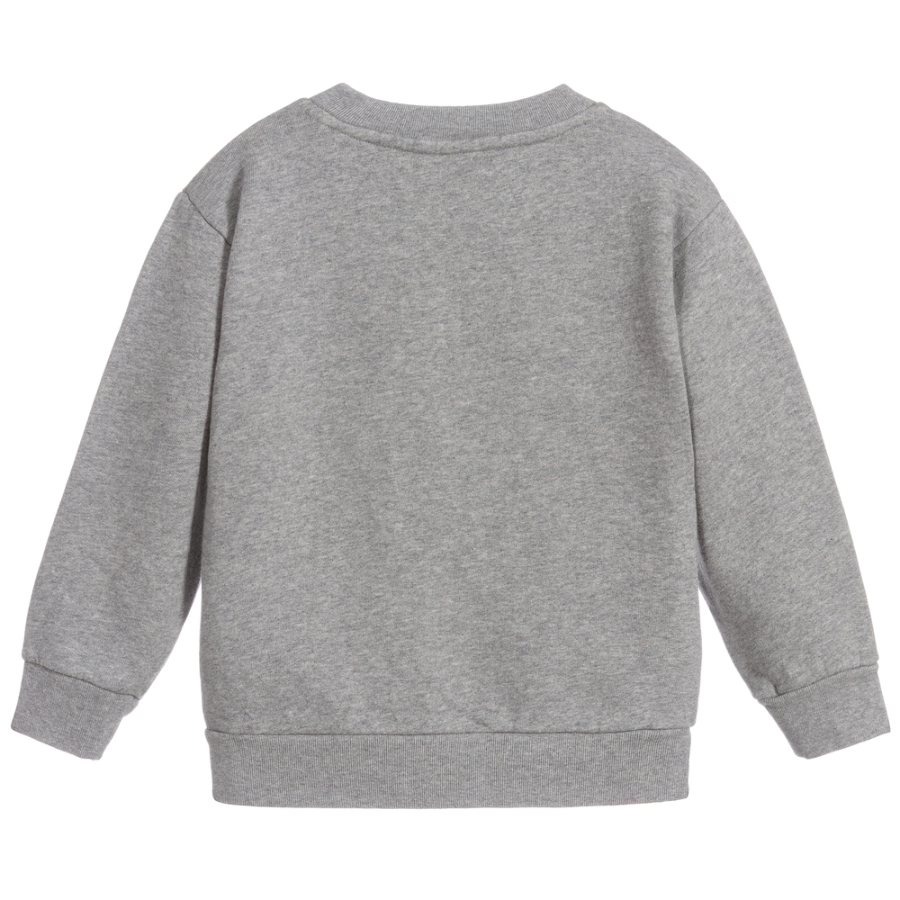 Balenciaga Grey Cotton Sweatshirt Childrensalon Outlet