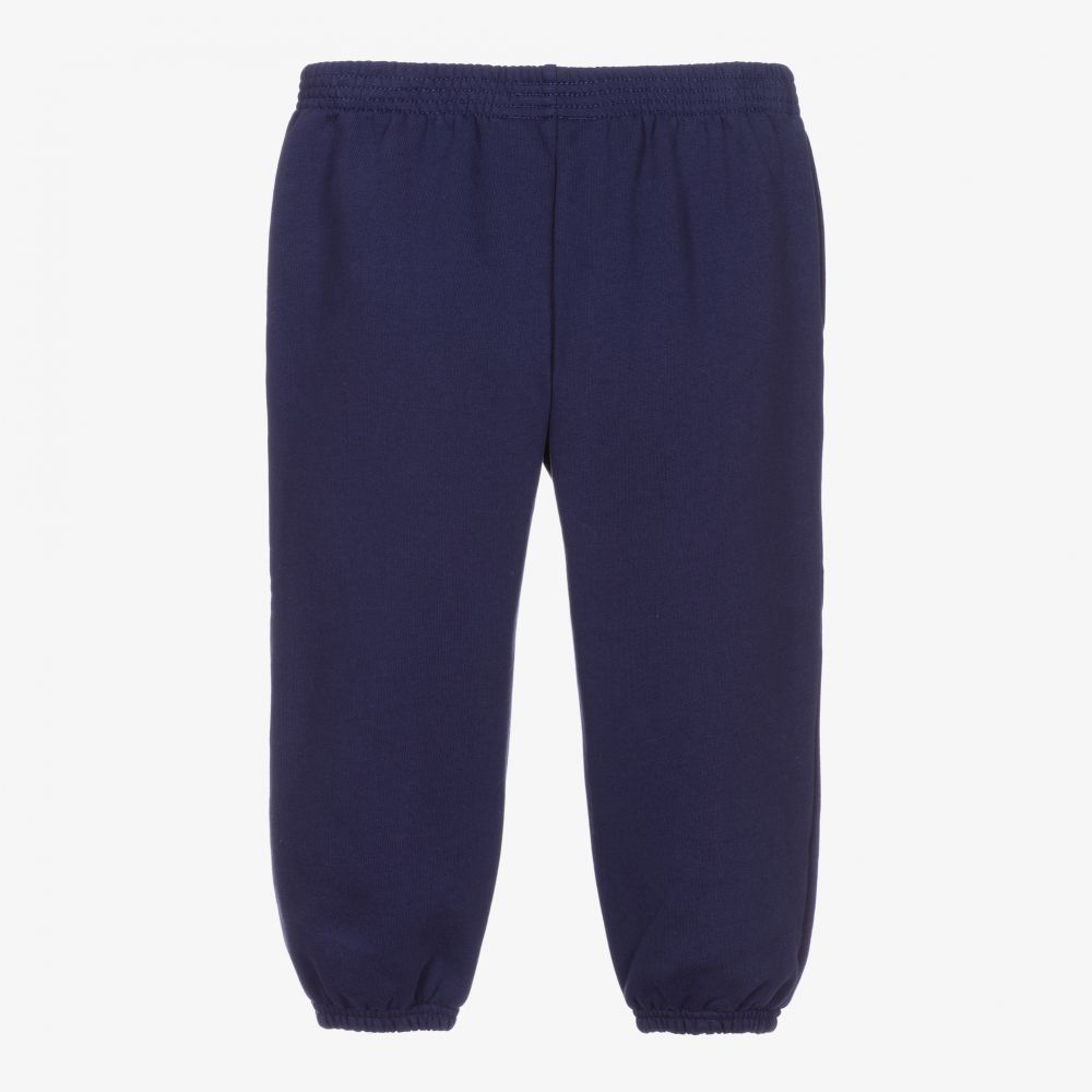 Balenciaga Navy Blue Cotton Joggers Childrensalon Outlet