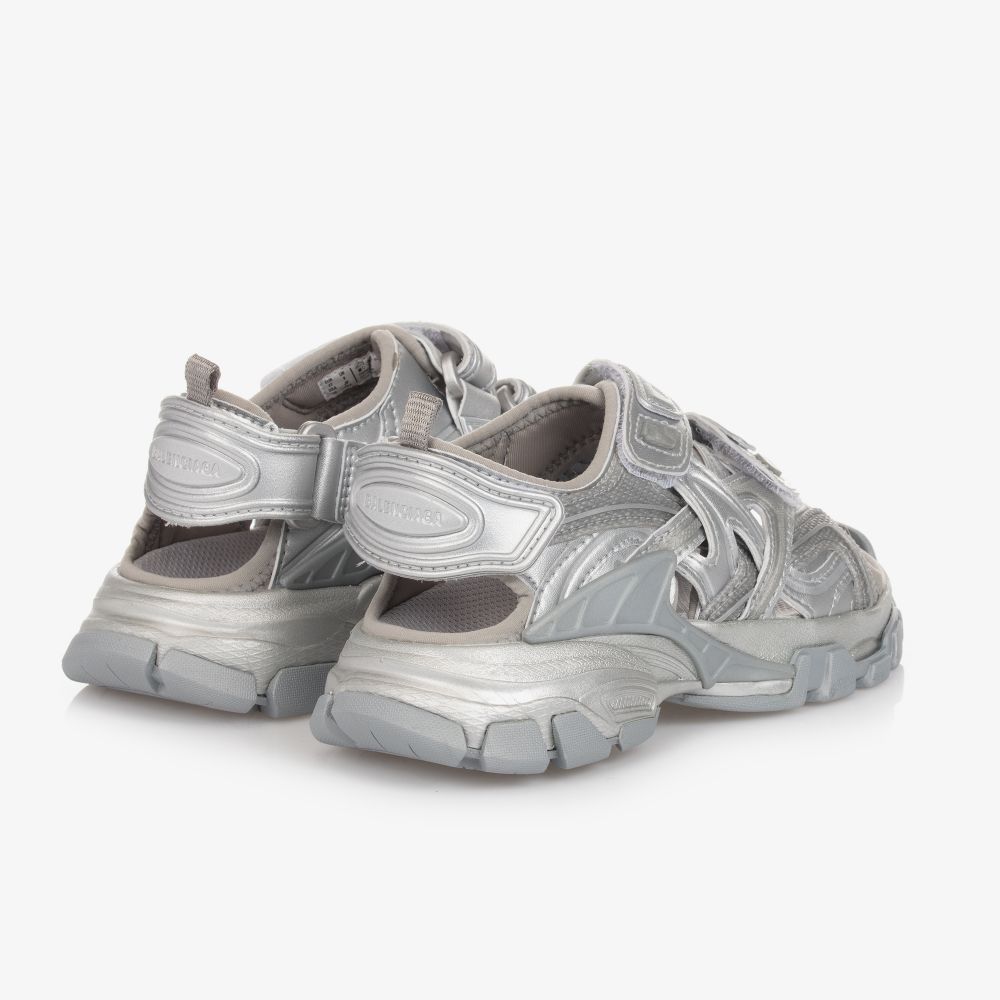 Balenciaga hotsell silver sandals