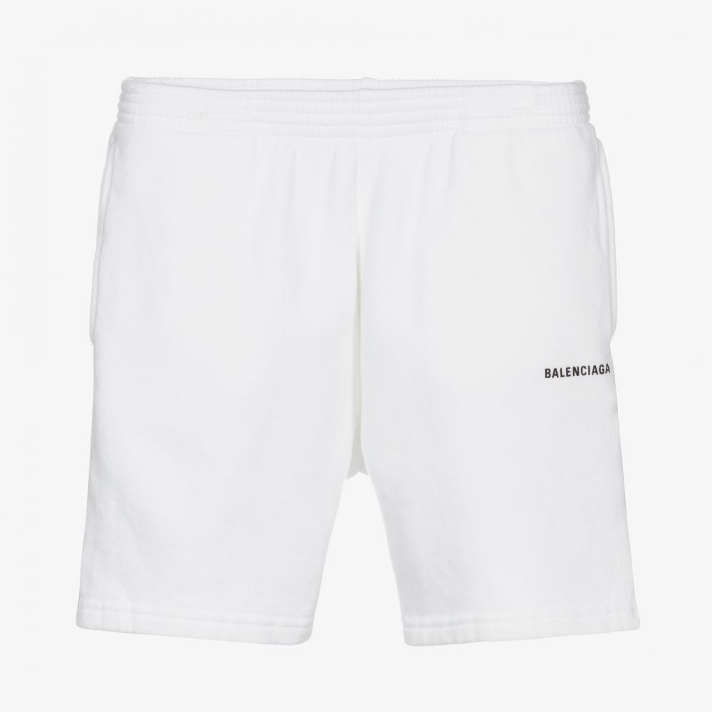 Balenciaga - Weiße Baumwollshorts | Childrensalon