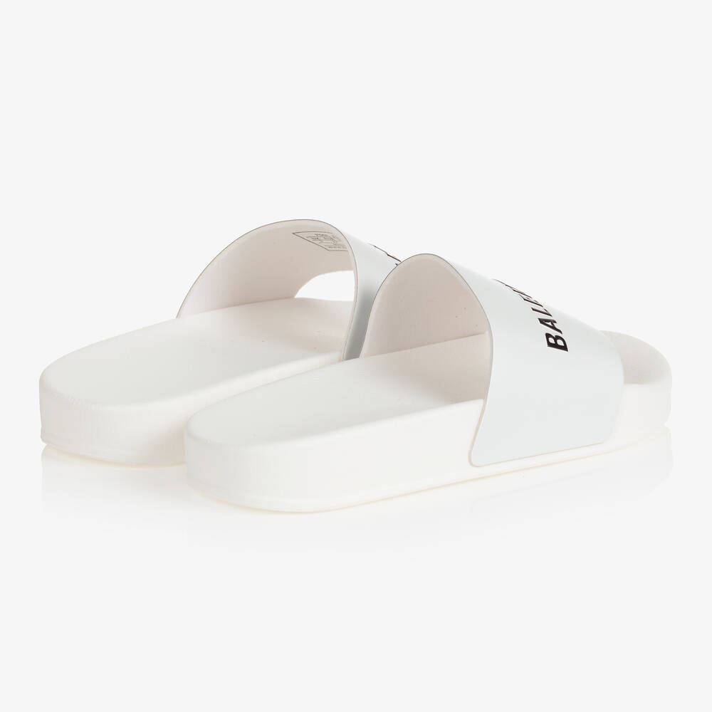 Balenciaga slides white on sale