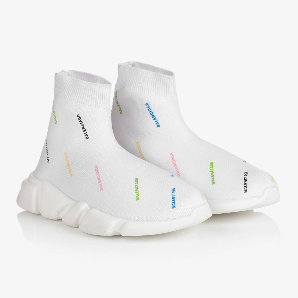 Balenciaga - Weiße Speed Sneakers | Childrensalon