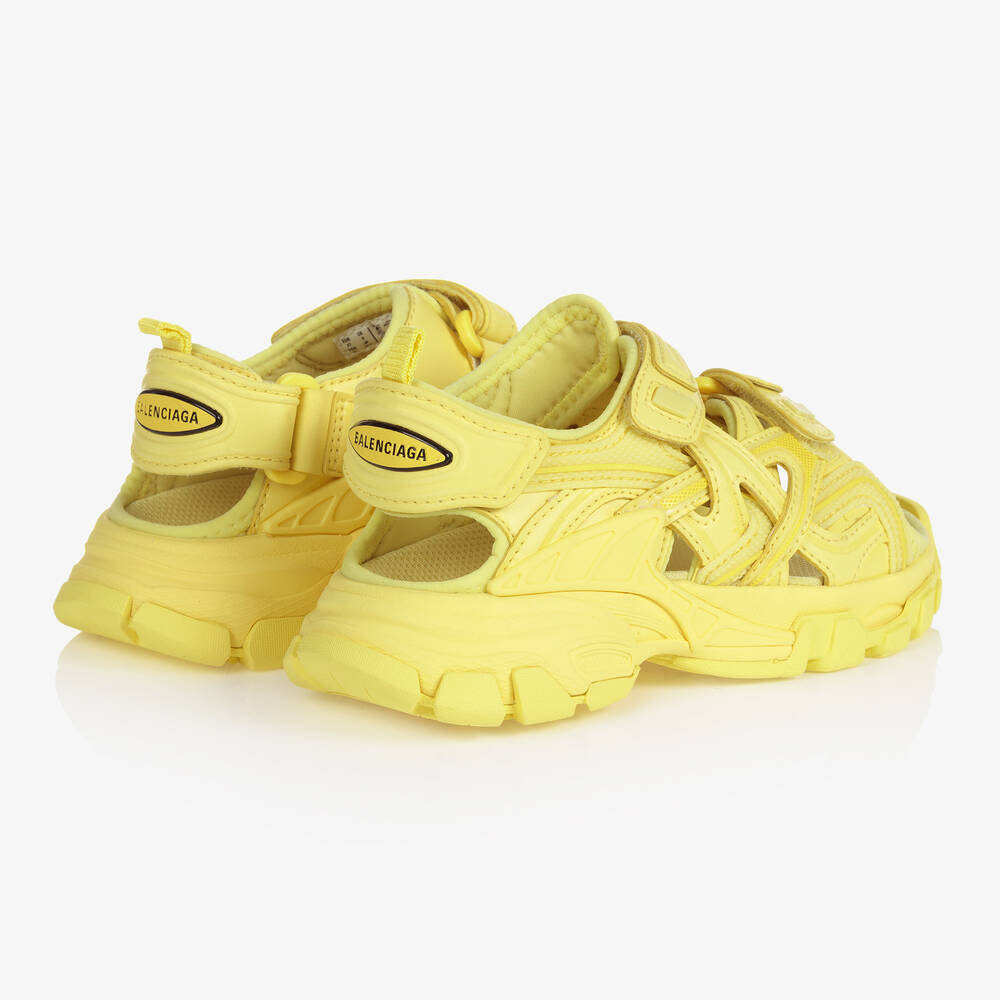 Balenciaga Yellow Track Sandals Childrensalon Outlet