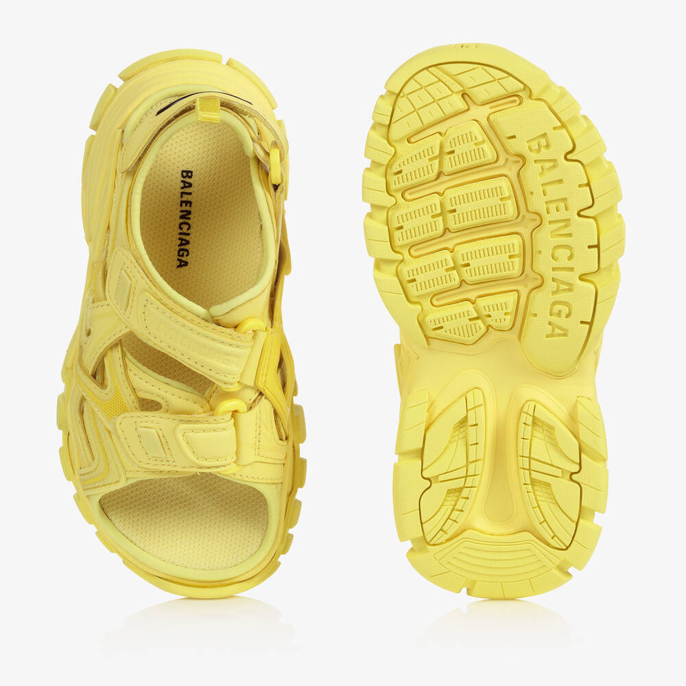 Balenciaga-صندل مطاط لون أصفر | Childrensalon Outlet