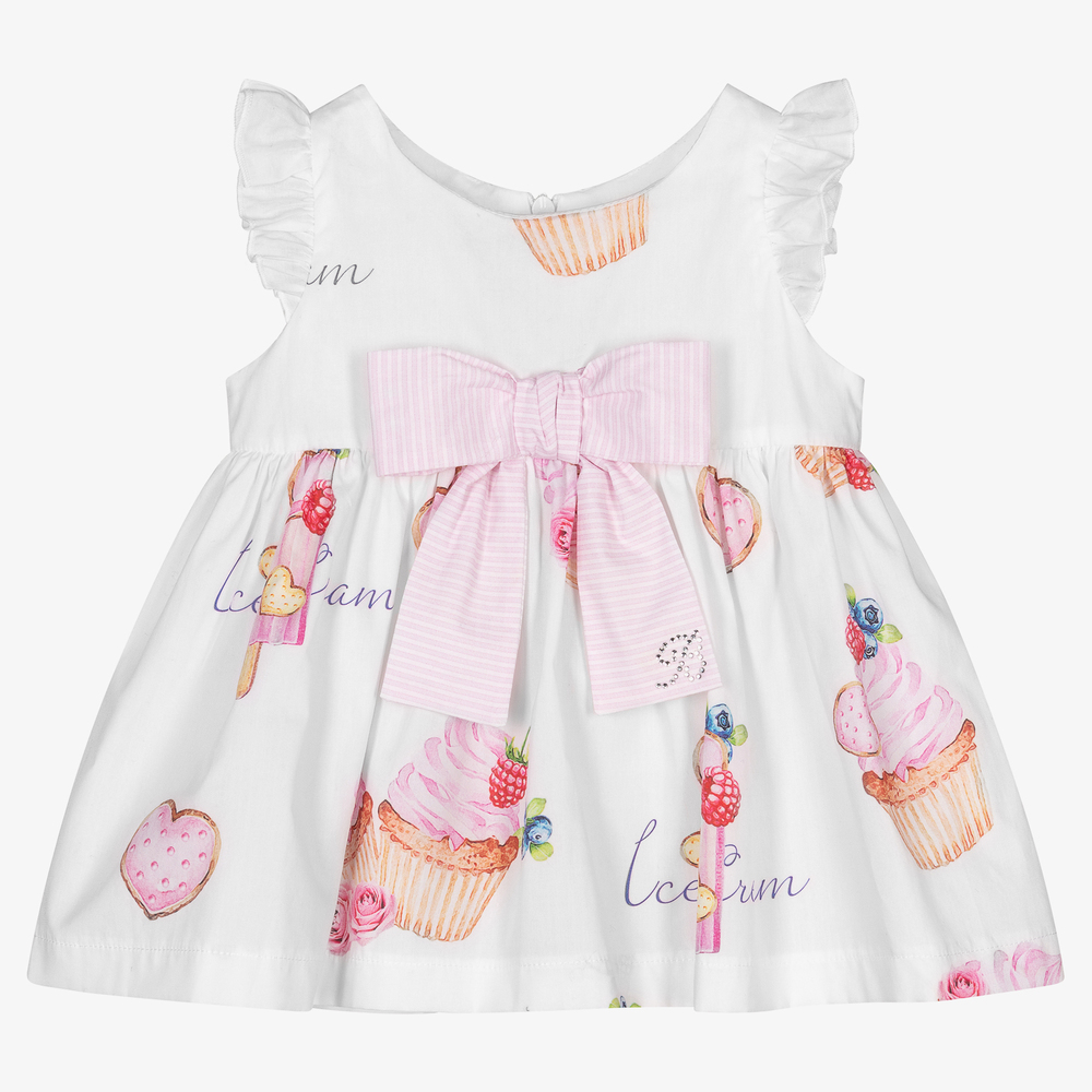 Balloon Chic - Платье с капкейками и трусики для малышек | Childrensalon
