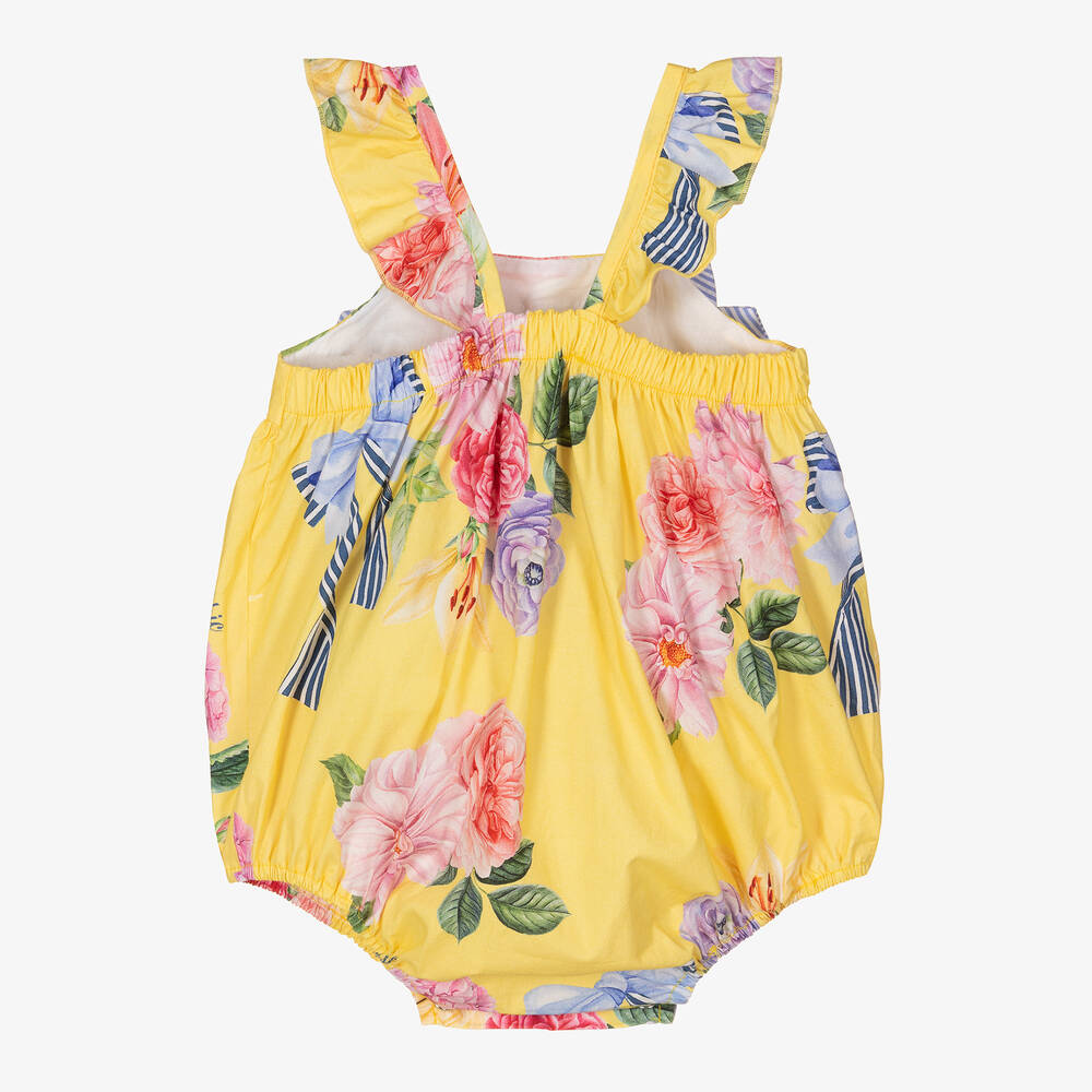 Balloon Chic-تبّان قطن لون أصفر للمولودات | Childrensalon Outlet