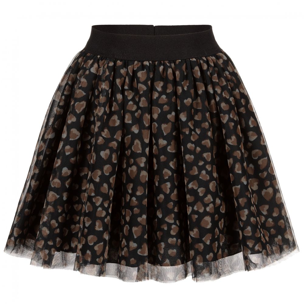 Balloon Chic - Jupe noire et beige en tulle  | Childrensalon