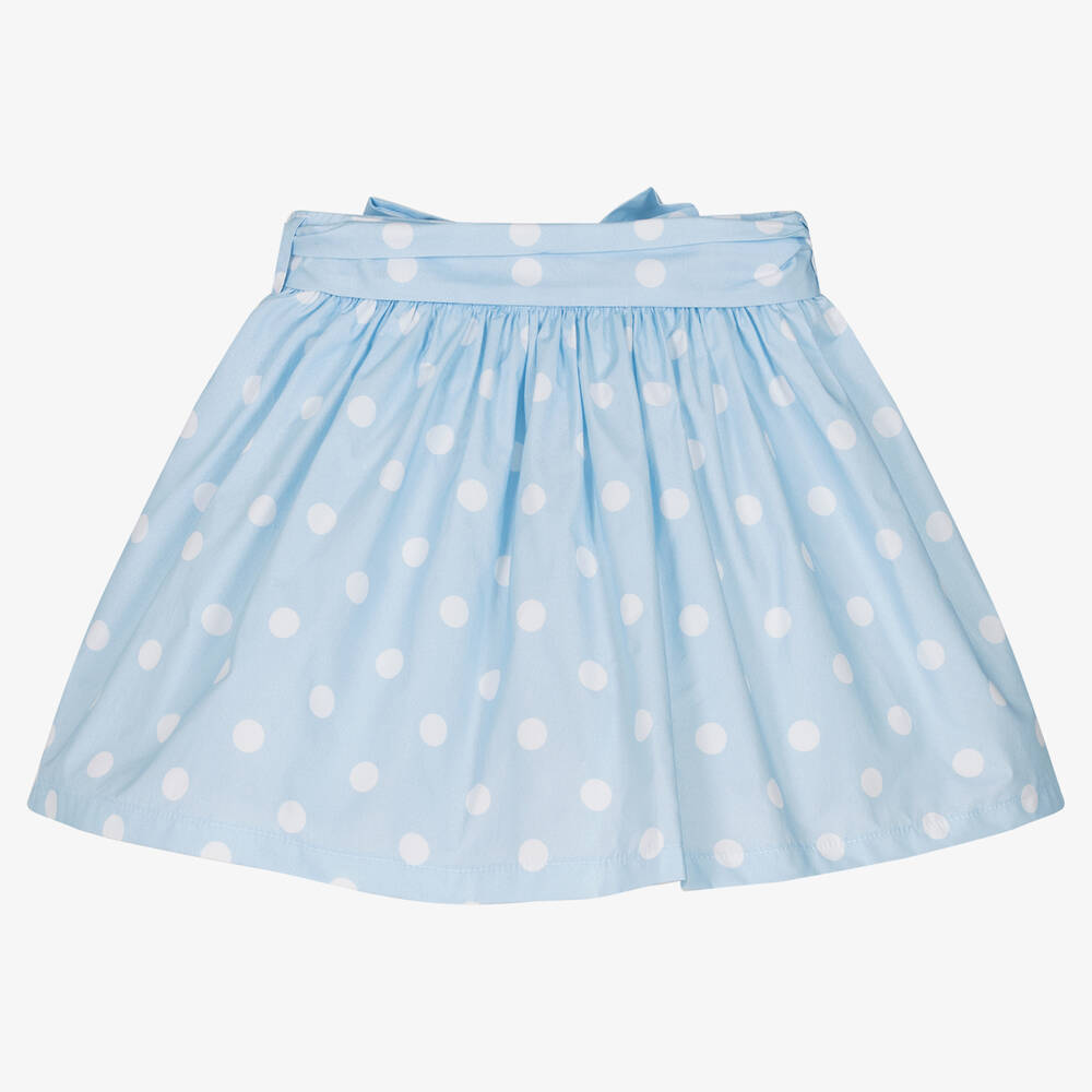 Balloon Chic-Girls Floral & Polka Dot Cotton Skirt Set | Childrensalon Outlet