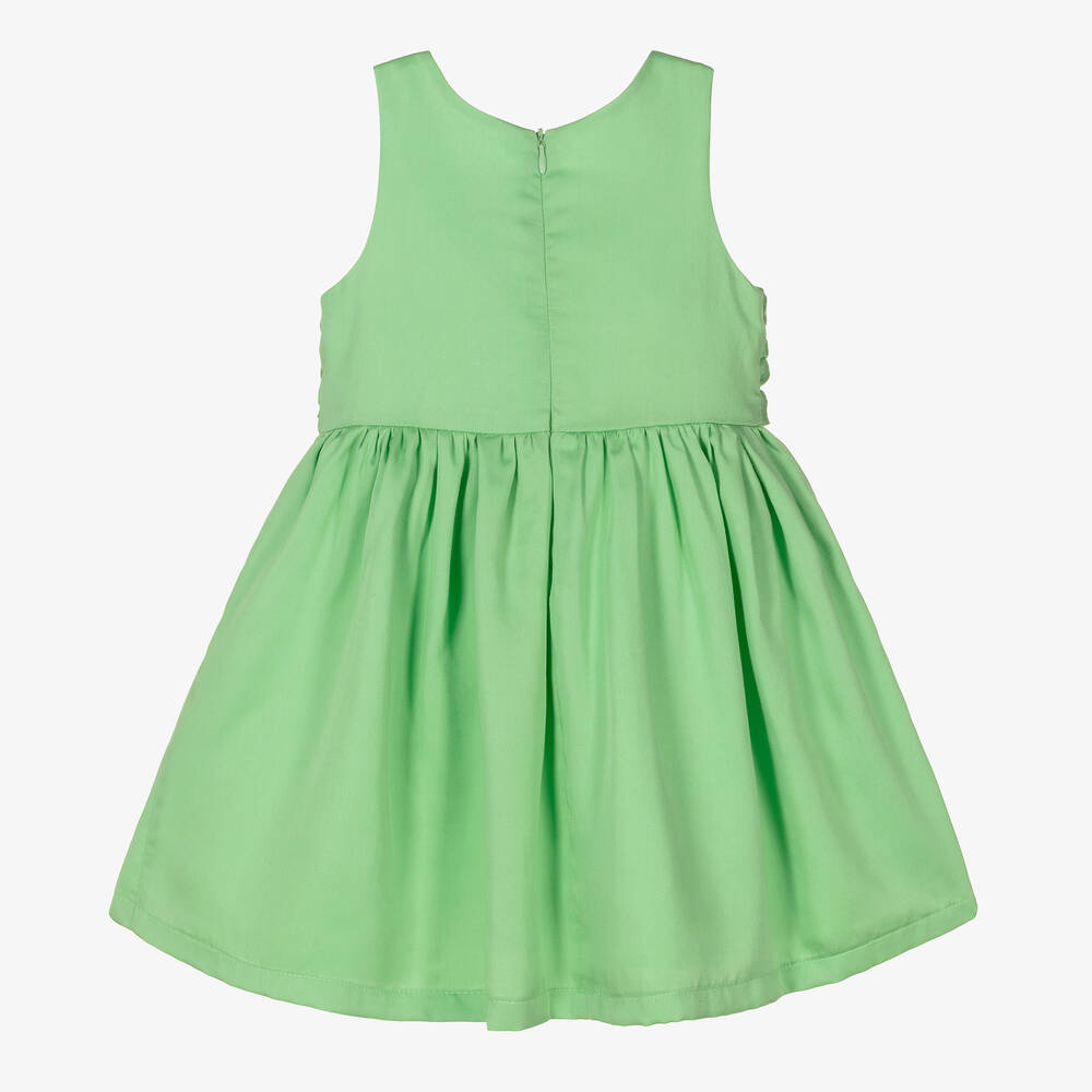 Balloon Chic-فستان ليوسيل لون أخضر | Childrensalon Outlet