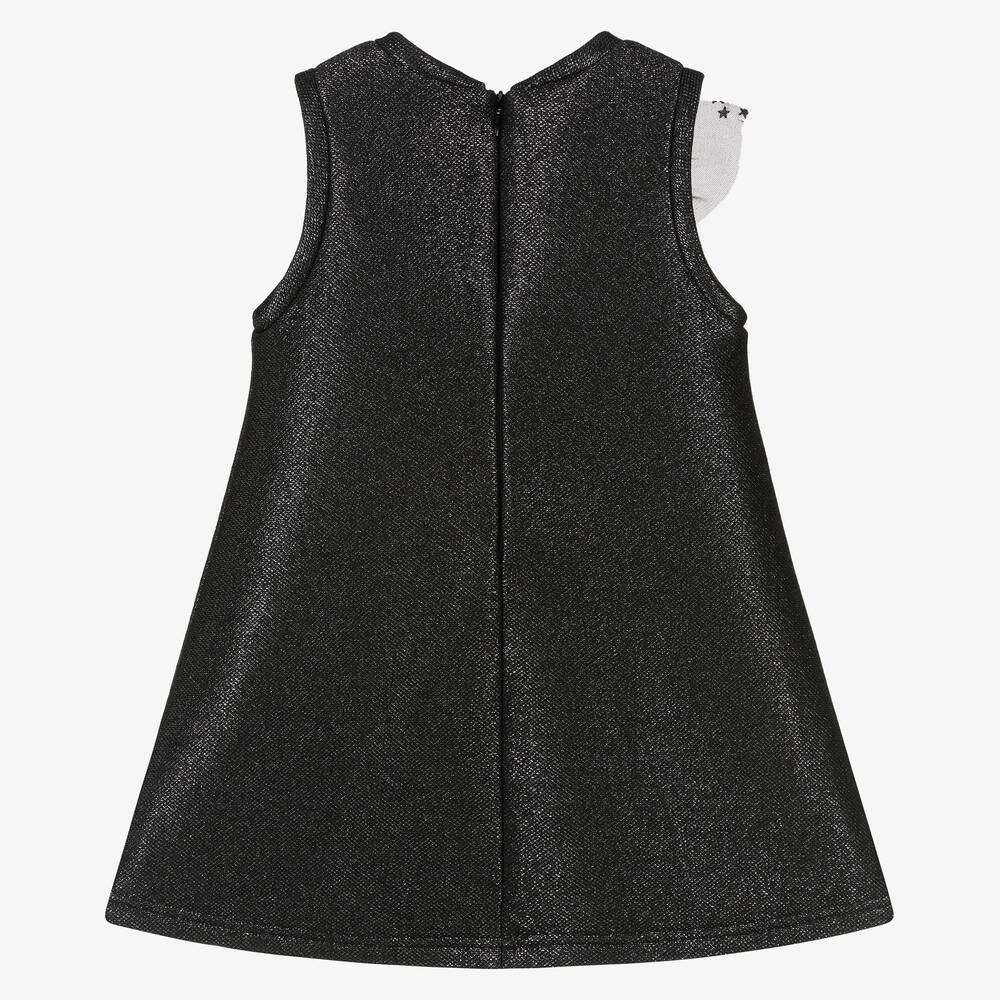 Balloon Chic-Girls Grey Metallic Dress | Childrensalon Outlet