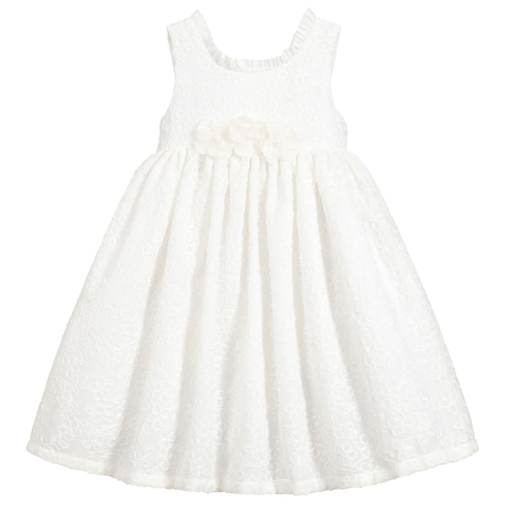 Balloon Chic-Girls Ivory Lace Dress | Childrensalon Outlet