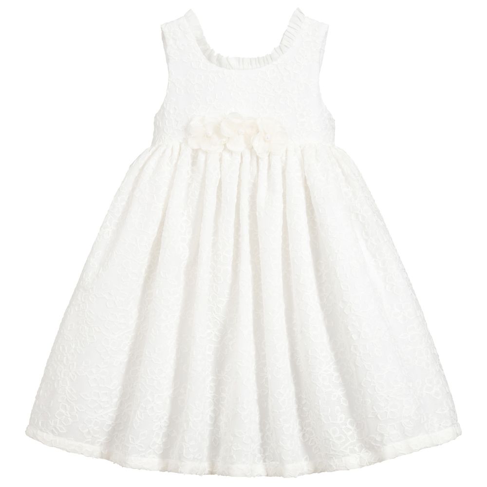 Balloon Chic - Girls Ivory Lace Dress | Childrensalon