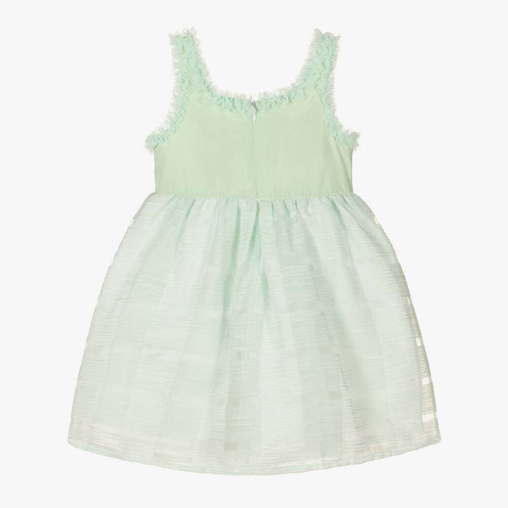 Balloon Chic-Girls Mint Green Tulle Dress | Childrensalon Outlet