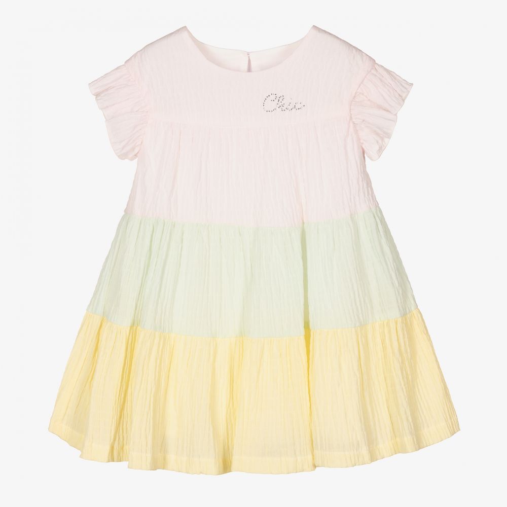 Balloon Chic Girls Pastel Tiered Dress Childrensalon Outlet